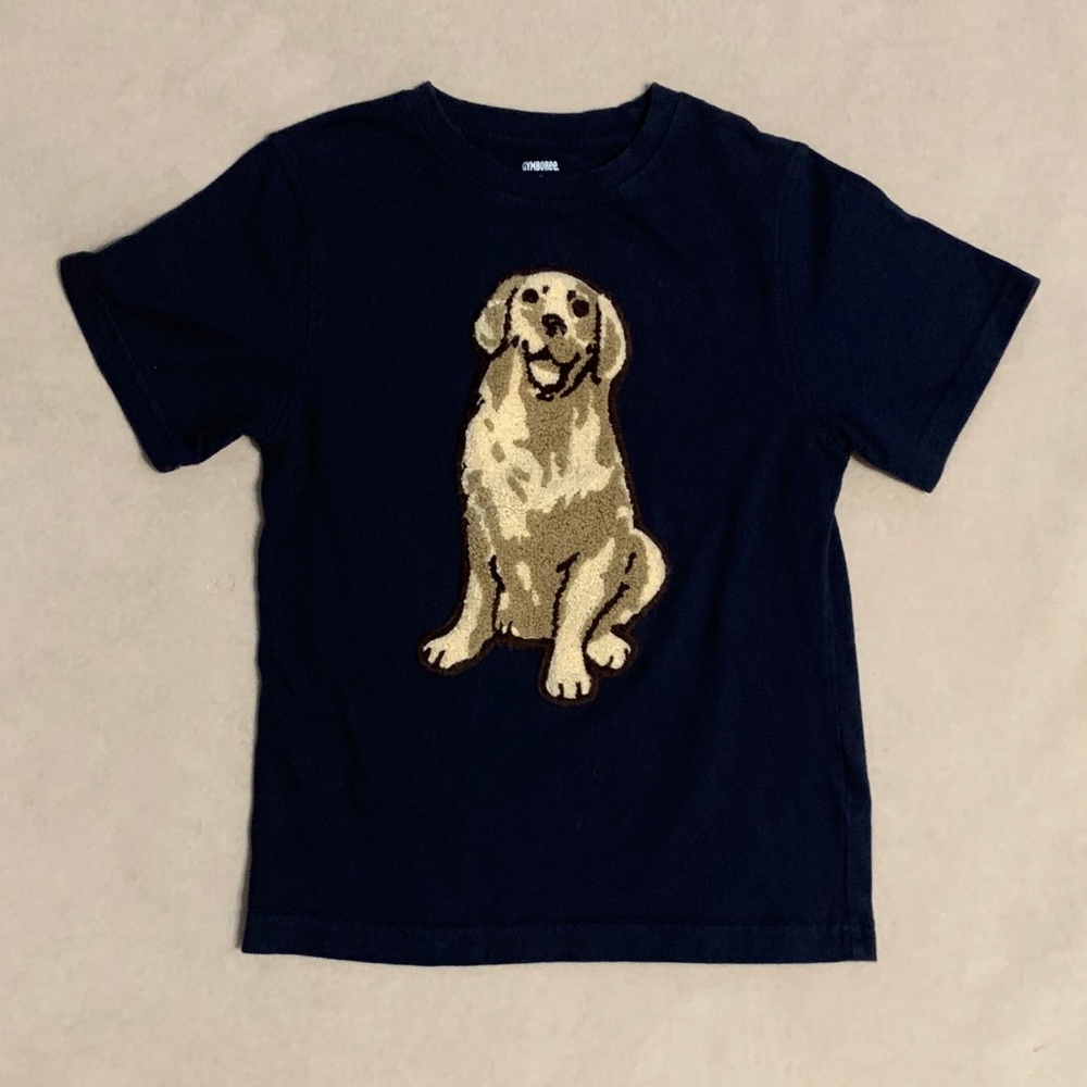 🔥 2/10 LAST CHANCE Gymboree boys appliqué dog short sleeve 7
